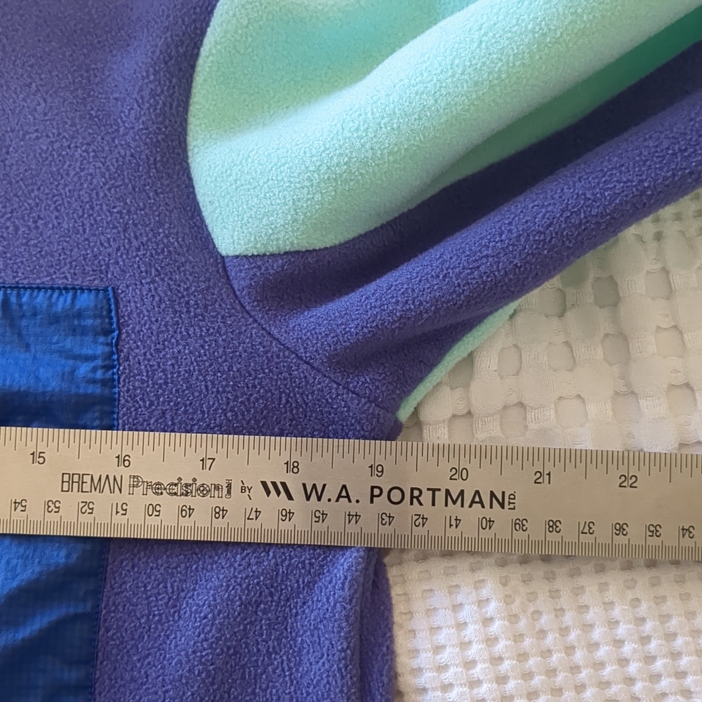 Patagonia Microdini 1/2 Zip Pullover Women's XS Colorblock Mock Neck - Picture 5 of 10